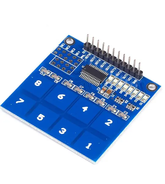 8 channel Capacitive touch button switch module TTP226 for Arduino