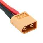 XT60 male cable 14AWG length 10CM connector