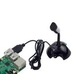 usb desktop microphone black for raspberry pi 3 pi 4