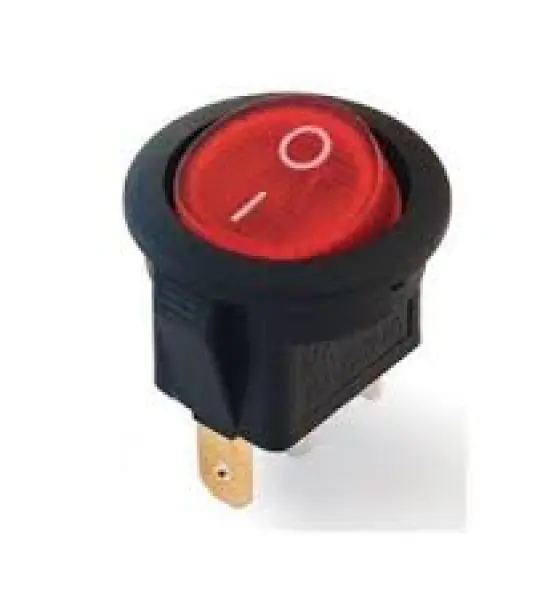 ON-OFF, 3 Pin Round Light - IC131 Round Lighted Switch