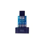10Pin to Standard 6 Pin Adapter Board For ATMEL AVRISP USBASP STK500