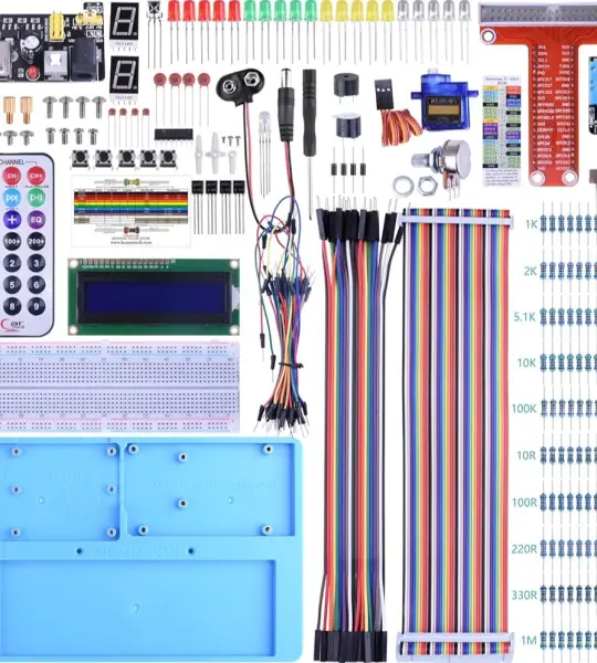 Raspberry Pi 4 Model B 3 B+ Starter Learning Kit, without raspberry