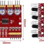 4 Channel Infrared Detection Tracing module