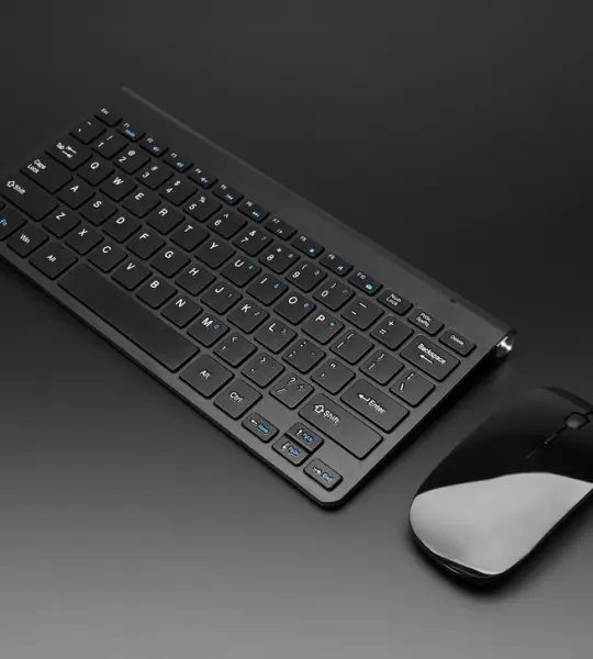Wireless Keyboard and Mouse Combo - One USB Port!
