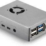 Vilros Raspberry Pi 4 Heavy Duty Aluminum Alloy Pi Cooling Case (Silver)