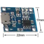 5V 1A Li-Battery Micro USB Charger Module Li-ion LED Charging Board