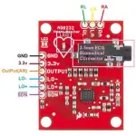 sparkfun single lead ecg heart rate monitor - ad8232 kit