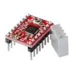 A4988 Stepper Motor Driver Carrier, Red