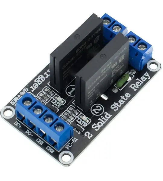 5V 2 Channel SSR Solid-State Relay Low Level Trigger 2A 240V