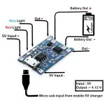5V 1A Li-Battery Micro USB Charger + protection Module Charging Board