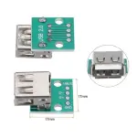 USB Female Head to Dip, 2.54mm Direct 4P Adapter Board, USB to 2.54mm Pin