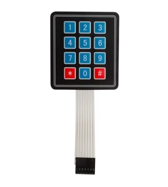 3 * 4 matrix keyboard