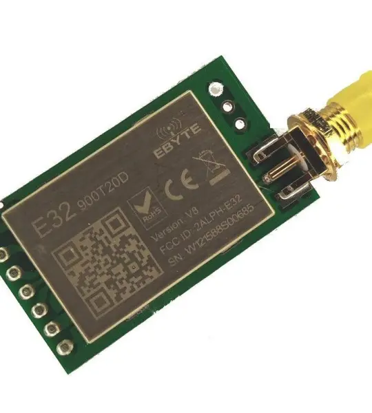 EBYTE E32-900T20D-V8.X SX1276 LoRa Module 868MHz 915M 100mW Long Range IoT uhf Wireless Transceiver Transmitter SMA Antenna