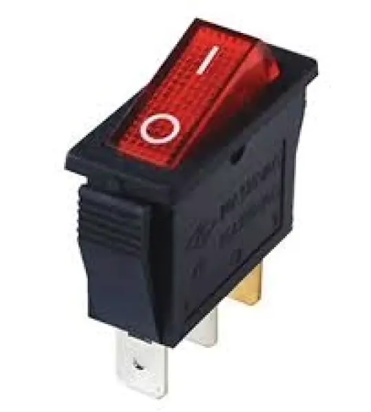 ON-ON, 3 Pin Light - IC113 Single Light Narrow Switch