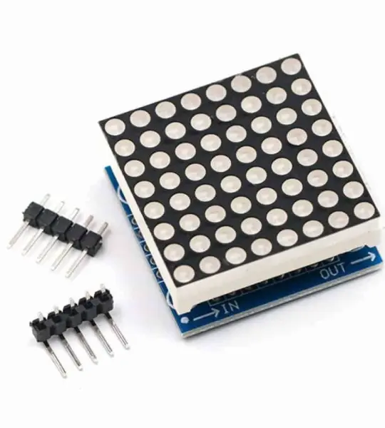 MAX7219 dot matrix module ( Single )