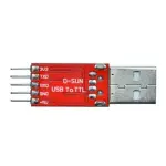 USB to TTL UART Serial Converter CP2102 STC (red)