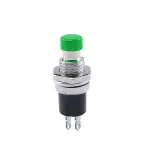 OFF- (ON), Momentary ON, Green head - IC177 Green Push Button