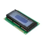 2004A 20x4 5V Character LCD Display Module SPLC780 Controller Blue Backlight ( black board module)