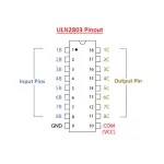 ULN2803 - DIP18 IC