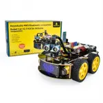 Robot 4WD Cars APP RC Remote Control BT Robotics Learning Kit Educational Stem Toys for Children Kid for Arduino