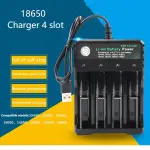 4 slot usb 18650 battery charger