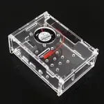 Raspberry pi 4 case Model B Acrylic case with Fan