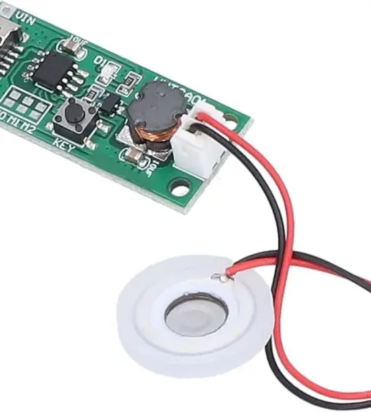 Ultrasonic Mist Maker Humidifier – 5V Type-C USB Atomizer Module with 108KHz Disc & PCB
