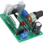 LM317 AC-DC Converters Step Down Power Module Adjustable Linear Regulator with LED Meter