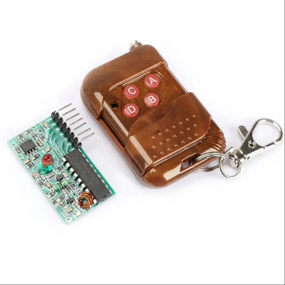 IC 2262/2272 315Mhz 4-Channel Four-Way 4 Key Wireless Remote Control ...