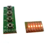 4 LED and 4 Keypad kit module for Arduino