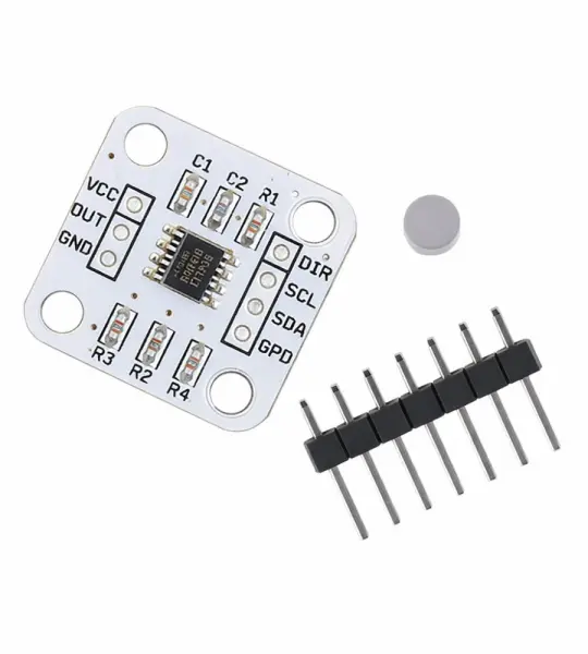 as5600 magnetic encoder magnetic induction angle measurement sensor module