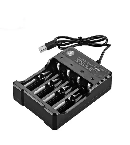 4 slot usb 18650 battery charger