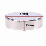 neodymium magnet 5 x 2 mm round