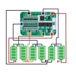 6S BMS 12A Li-ion Battery Protection Board for 3.7V NMC cells