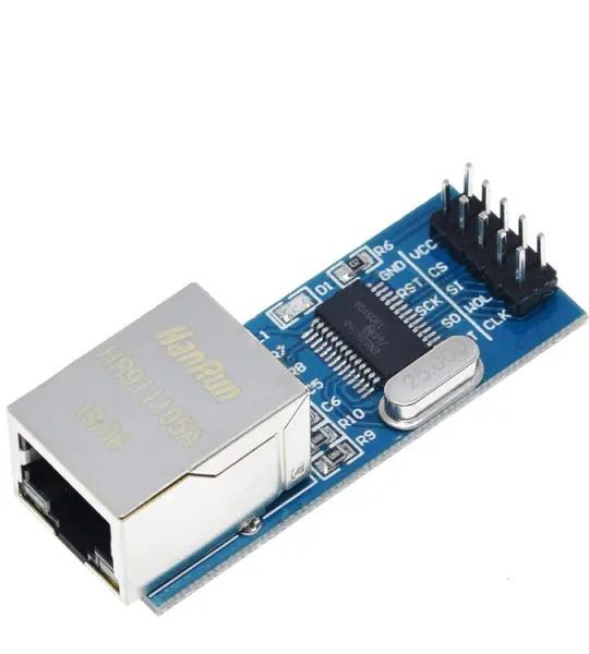 Mini ENC28J60 Ethernet LAN For Arduino 51 LPC AVR Raspberry STM32 25MHz