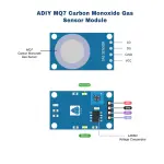 MQ-7 Semiconductor Sensor CO Gas Sensor Module ( Black)