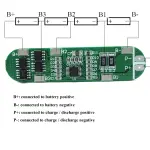 4S 10A Li-ion Battery Protection BMS Module for 3.7V NMC Cells