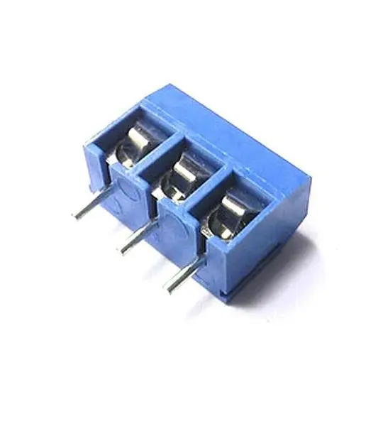 5MM PITCH 3 POLE PCB MOUNT SCREW TERMINAL BLOCK CONNECTOR