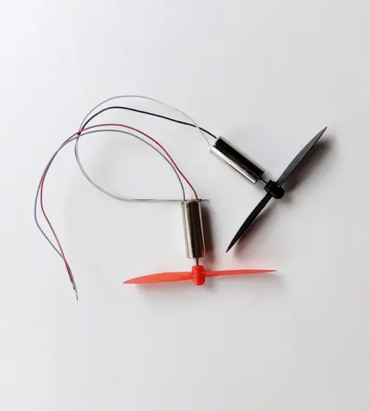 2*720 motor, 2 * propeller 55mm ( Positive ang Anti)