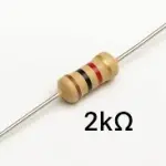 2k 1/4w carbon film resistor