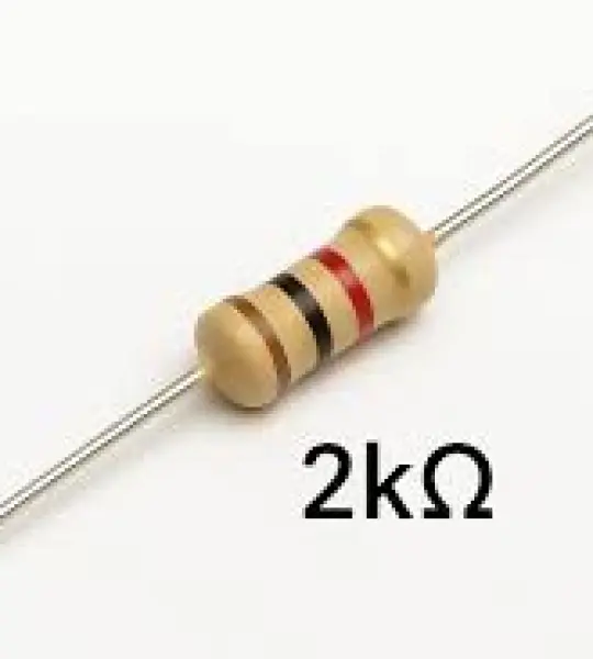 2k 1/4w carbon film resistor