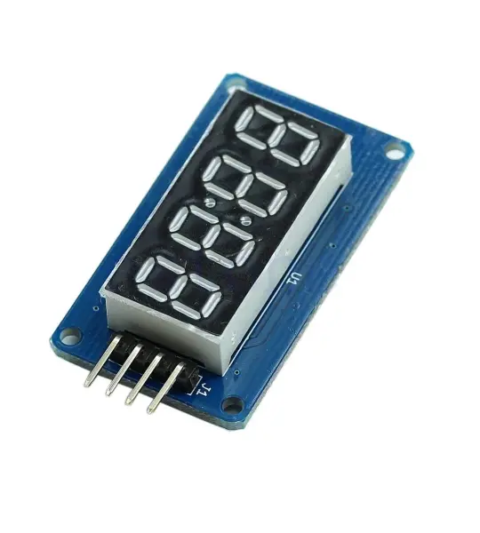 TM1637 4 Digits 7 Segment Led Display Module with Clock for Arduino