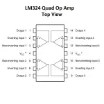 LM324 - DIP14 IC