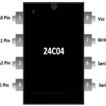24C04 - DIP8 DIP EEPROM