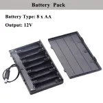 8AA Batteries Storage Box Holder