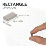 neodymium magnet 10 x 5 x 2 mm rectangular