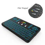 Mini Wireless Keyboard,Q9 Mini Keyboard with Touchpad For Raspberry Pi 4, Android TV