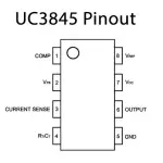 UC3845 - DIP8 IC