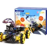 ACEBOTT QD001 ESP32 Smart Car Starter Kit with 4WD Mecanum Wheel Car