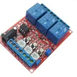 5V 3-Channel Relay Module High/Low Level Triger Self-Lock Relay